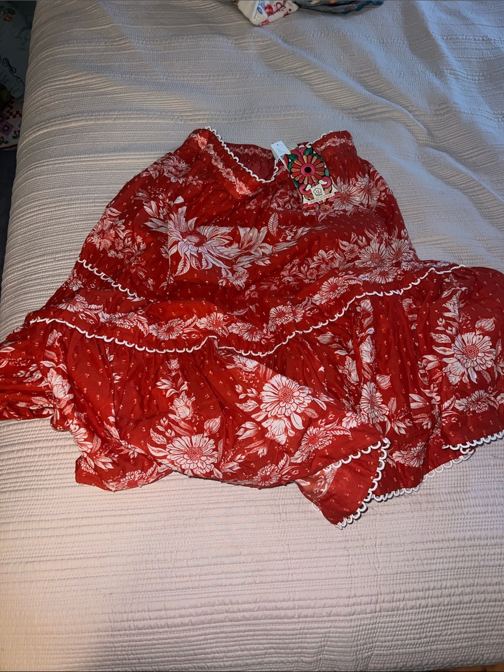 Farm Rio Tiered Floral Maxi Skirt - Picture 3 of 9